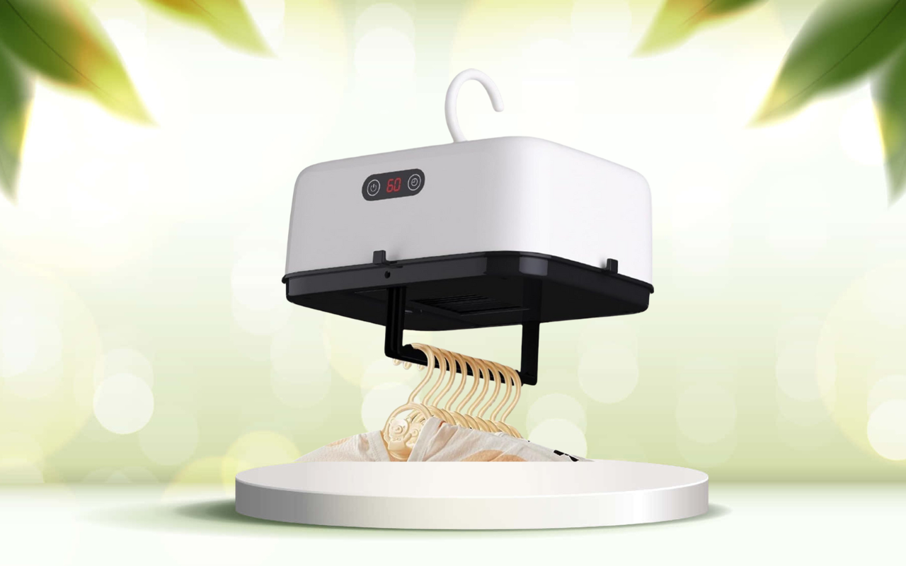 Scopri l’asciugatrice portatile: asciuga ovunque e risparmia spazio subito